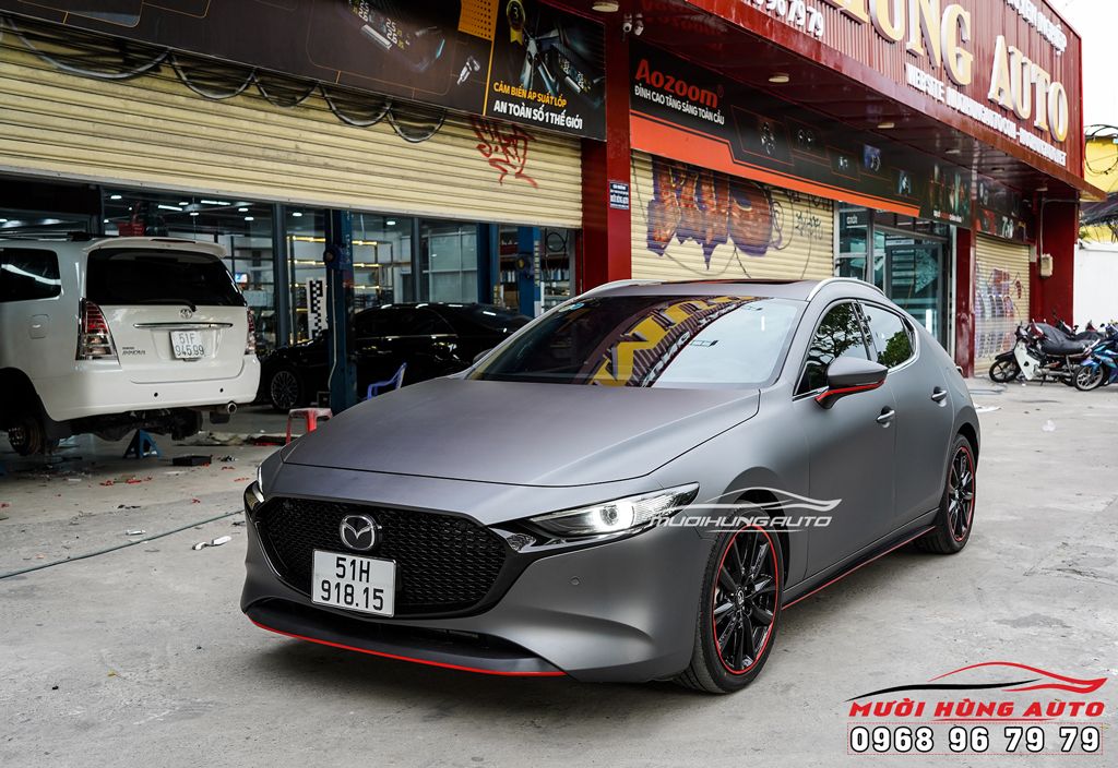 Mẫu Wrap Dán Đổi Màu Cá Tính Cho Xe MAZDA 3 HATCHBACK 2020