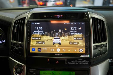  Toyota Land Cruiser V8 Lắp Màn Hình Android Zestech Z800+ Chính Hãng 