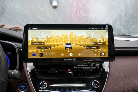  Xe Toyota Corolla Cross Lắp Màn Hình Android Zestech ZT12.3 Inch Và Cảm Biến Áp Suất Lốp ICAR Ellisafe I3C Lite 