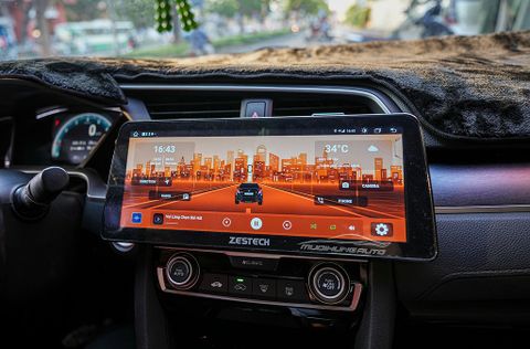  Xe Honda Civic 2018 Lắp Màn Hình Android Zestech ZT12.3 Bản Cao Cấp Tích Hợp Camera 360 