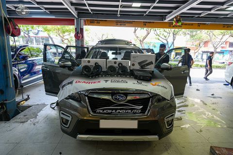  Xe Subaru Forester 2021 Nâng Cấp Hệ Thống Âm Thanh Focal 