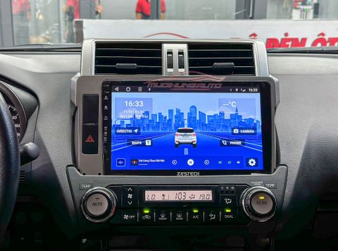  Xe TOYOTA LAND CRUISER PRADO Lắp Màn Hình Android ZESTECH S100J Cao Cấp 