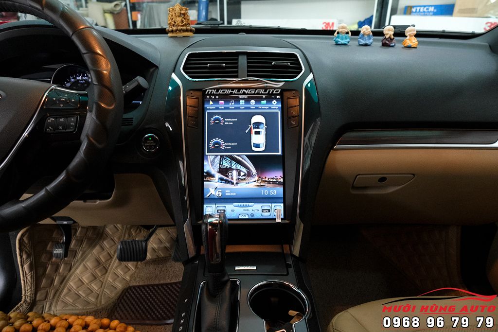 Lắp Đặt Màn Hình Android Kiểu Tesla Cho FORD EXPLORER 2020 Uy Tín