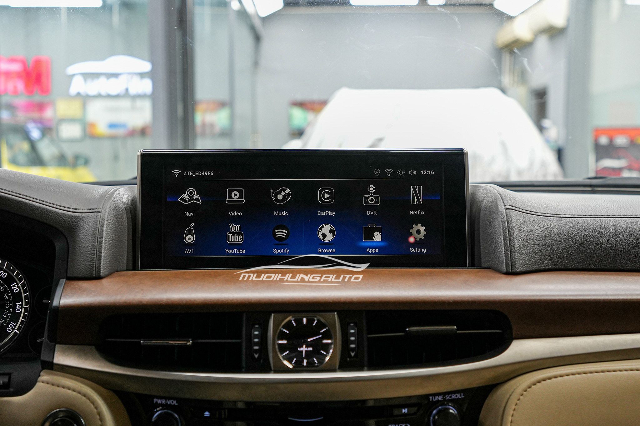 Lắp Bộ Interface Android Cao Cấp Cho Xe LEXUS LX570