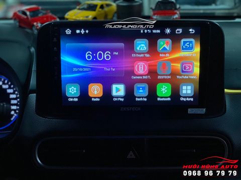  Màn Hình Liền Camera 360 Cho HYUNDAI KONA Chính Hãng ZESTECH Z800+ 