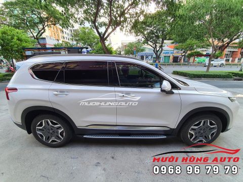  Phụ Kiện Bệ Bước Mẫu Chấm Bi Cao Cấp Xe Santafe 2021 