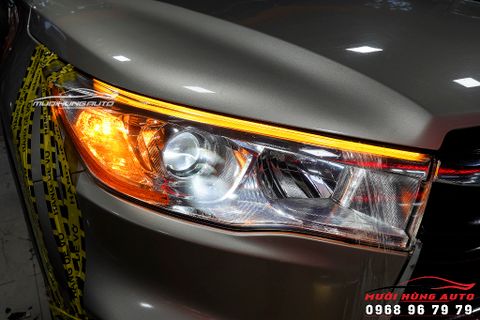  Độ Đèn Bi LED WOLF LIGHT Và LED Mí Cho Xe TOYOTA HIGHLANDER Tại TPHCM 