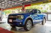 Xe Ford Ranger 2023 Độ Đèn Bi Gầm AES Q8 Pro Chính Hãng