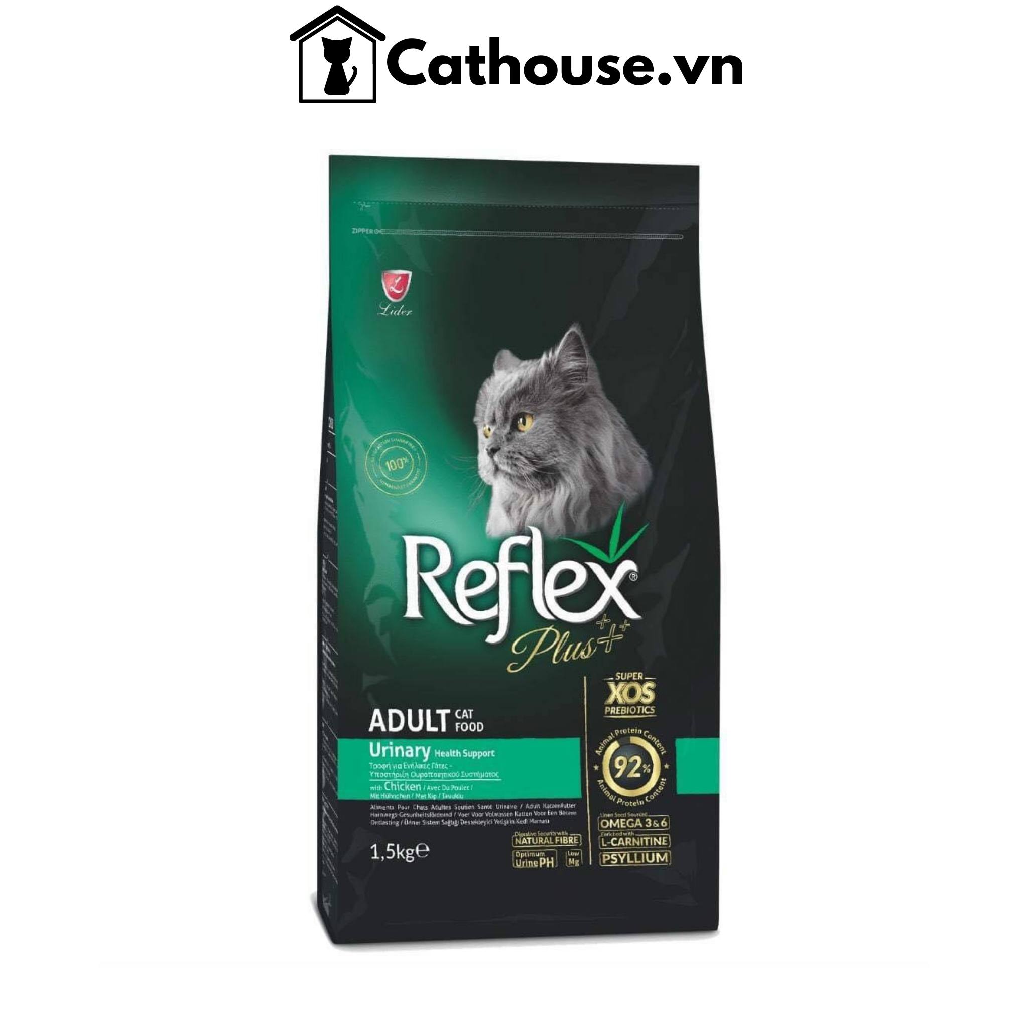Hạt Mèo Ngừa Tiết Niệu Reflex Plus Adult Urinary Chicken