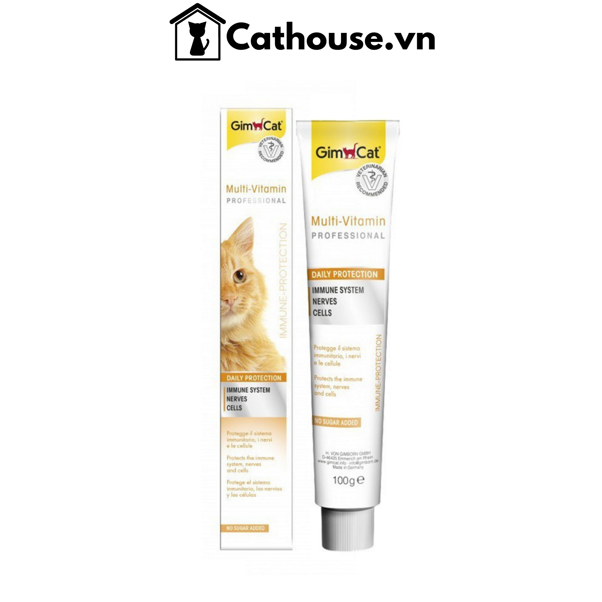 Gel GimCat Multi - Vitamin Paste Professional 50G