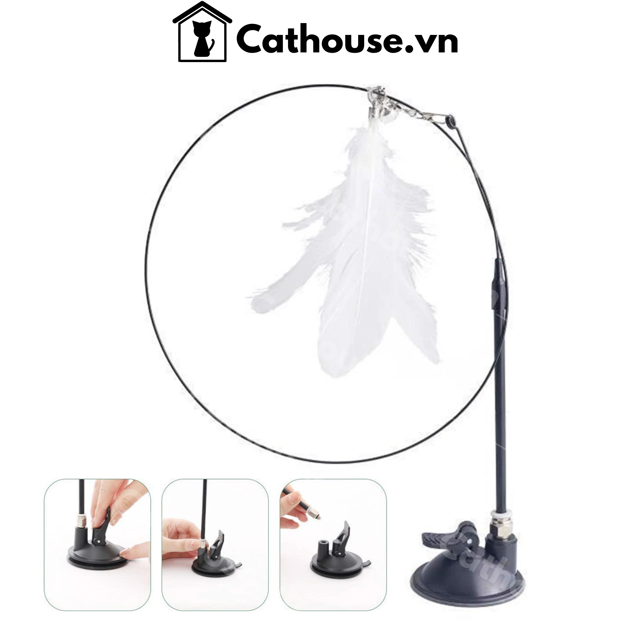 Đồ Chơi Cần Câu Gắn Tường, Kính