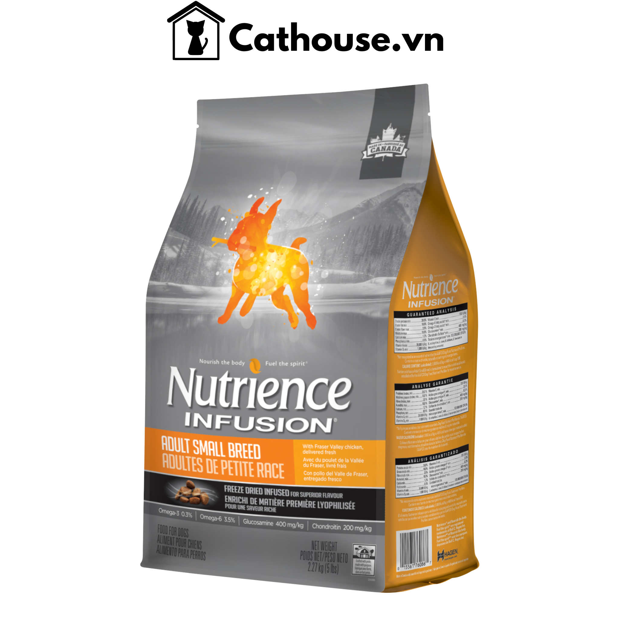  Hạt chó Nutrience Infusion Kích Thước Nhỏ 