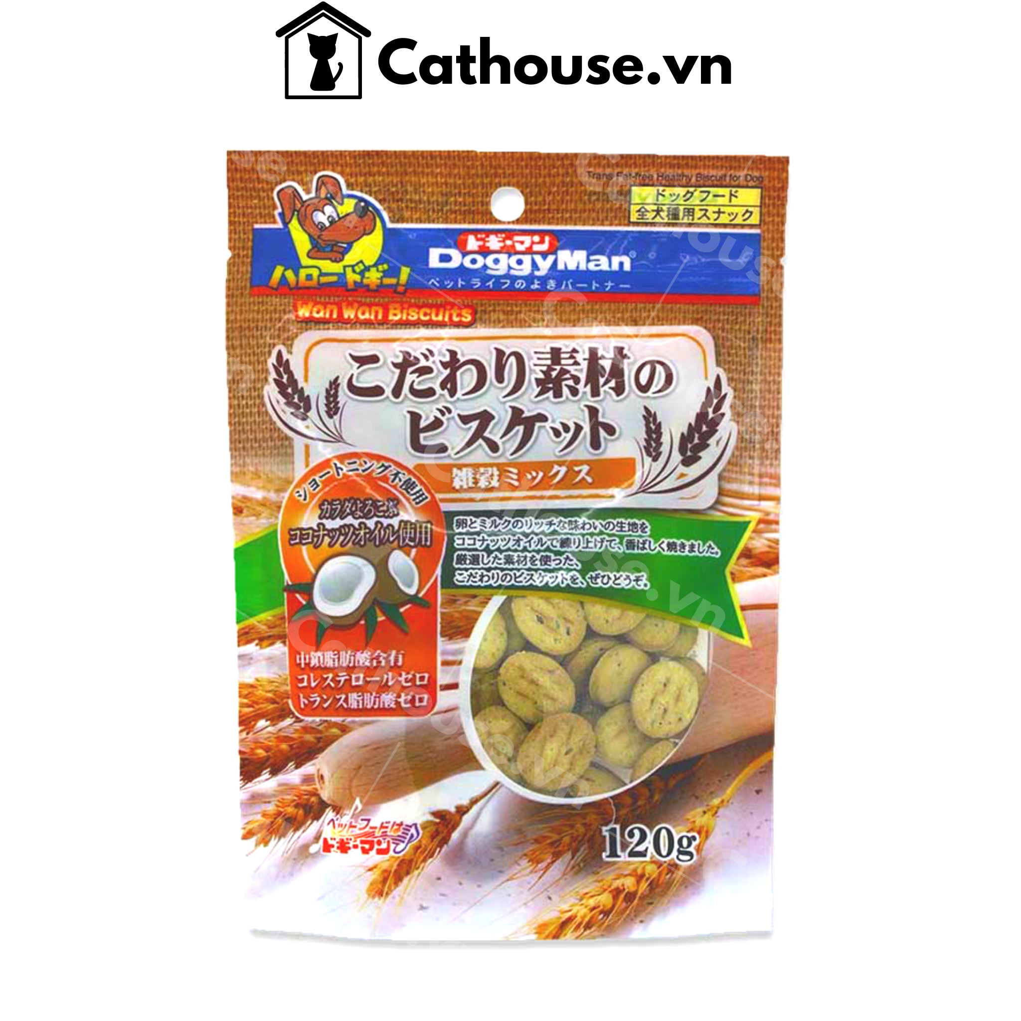 Snack Bánh Quy Ngũ Cốc Cho Chó DoggyMan