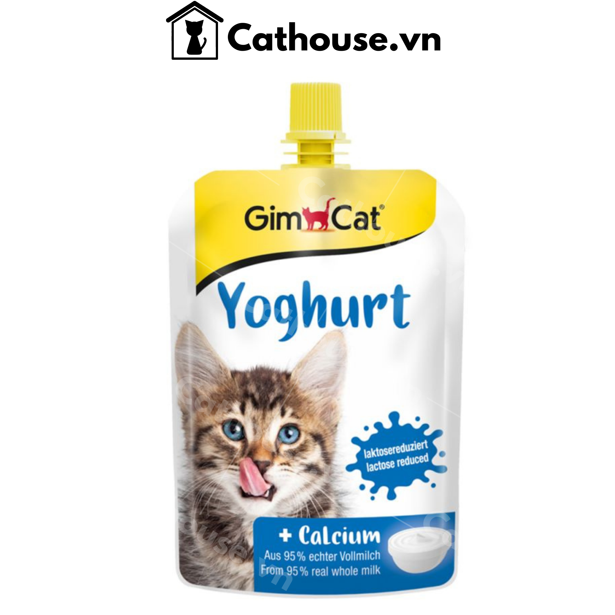 Sữa Chua Hỗ Trợ Tiêu Hóa & Bổ Sung Canxi GimCat Yoghurt 150G