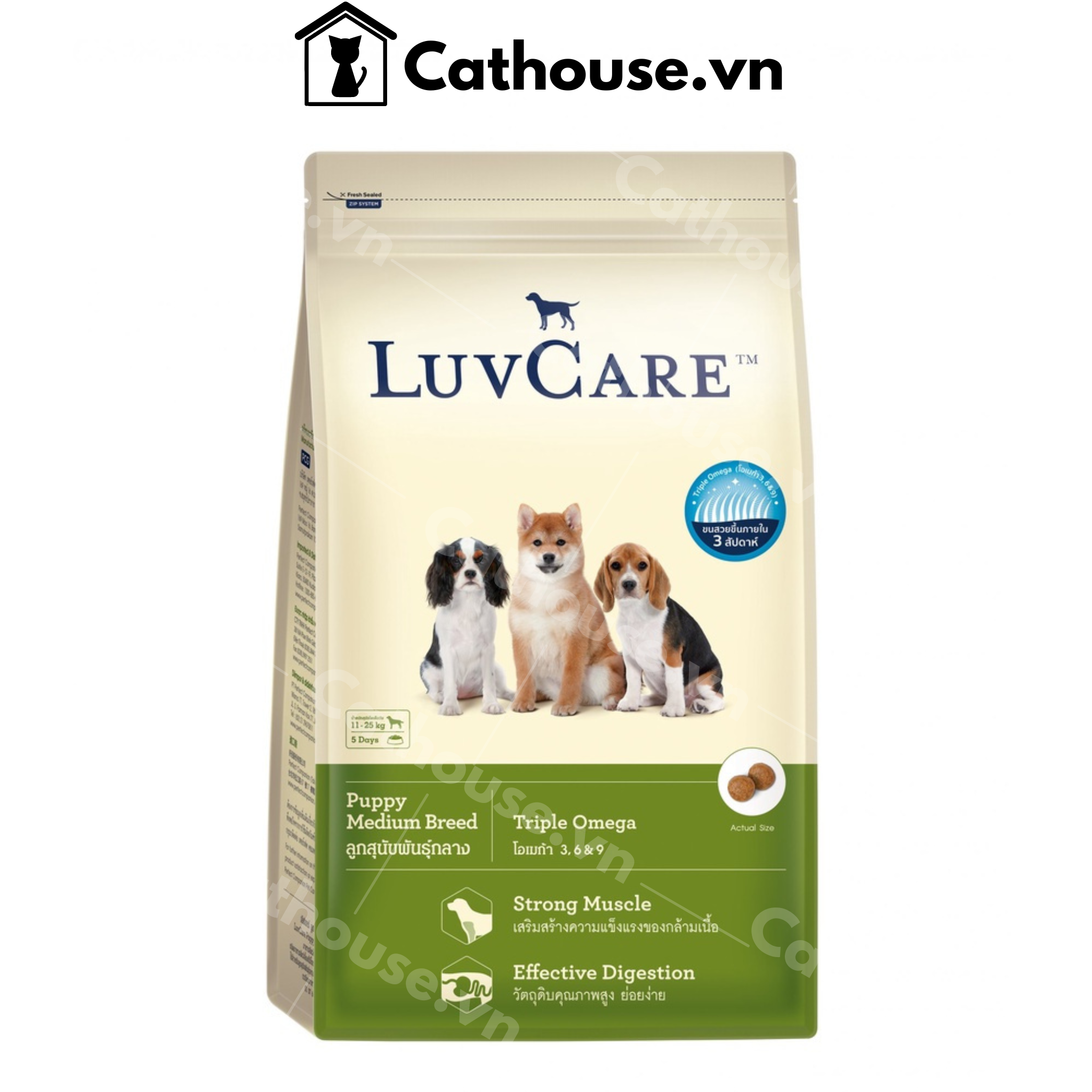 Hạt Cho Chó LuvCare Puppy Medium Breed