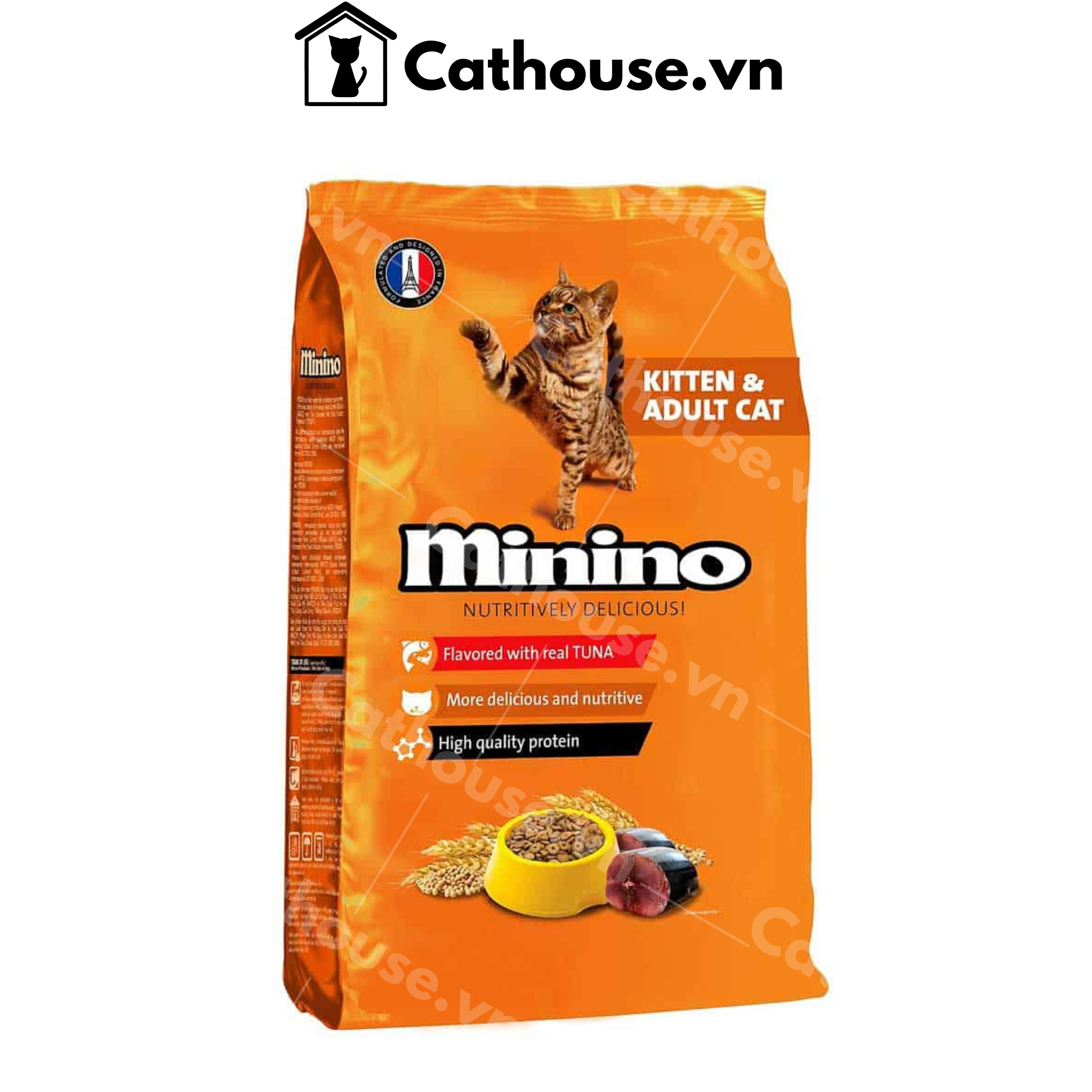 Hạt Mèo Minino Tuna 480G