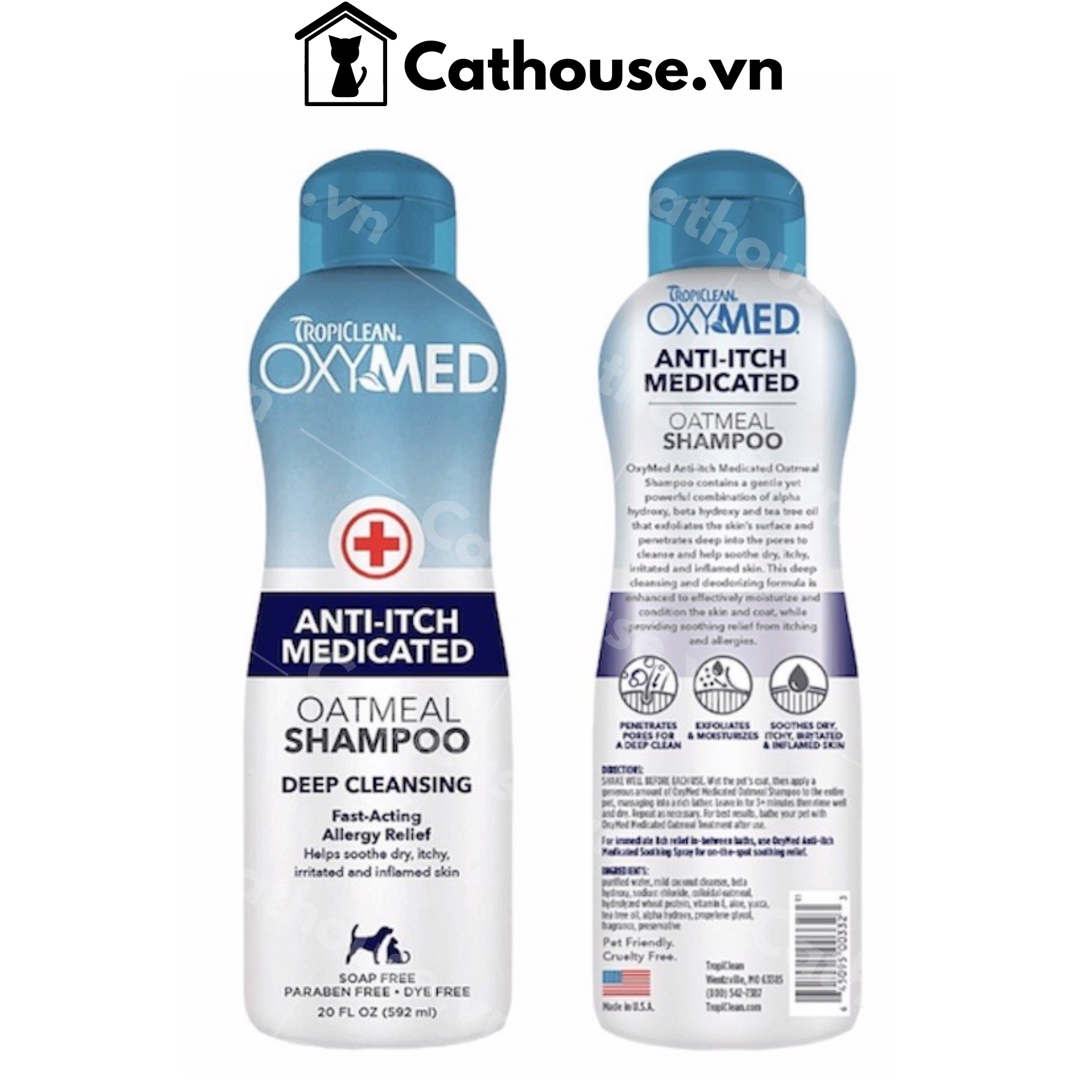  Dầu Gội Trị Ngứa OXYMED Medicated Anti-Itch Shampoo 