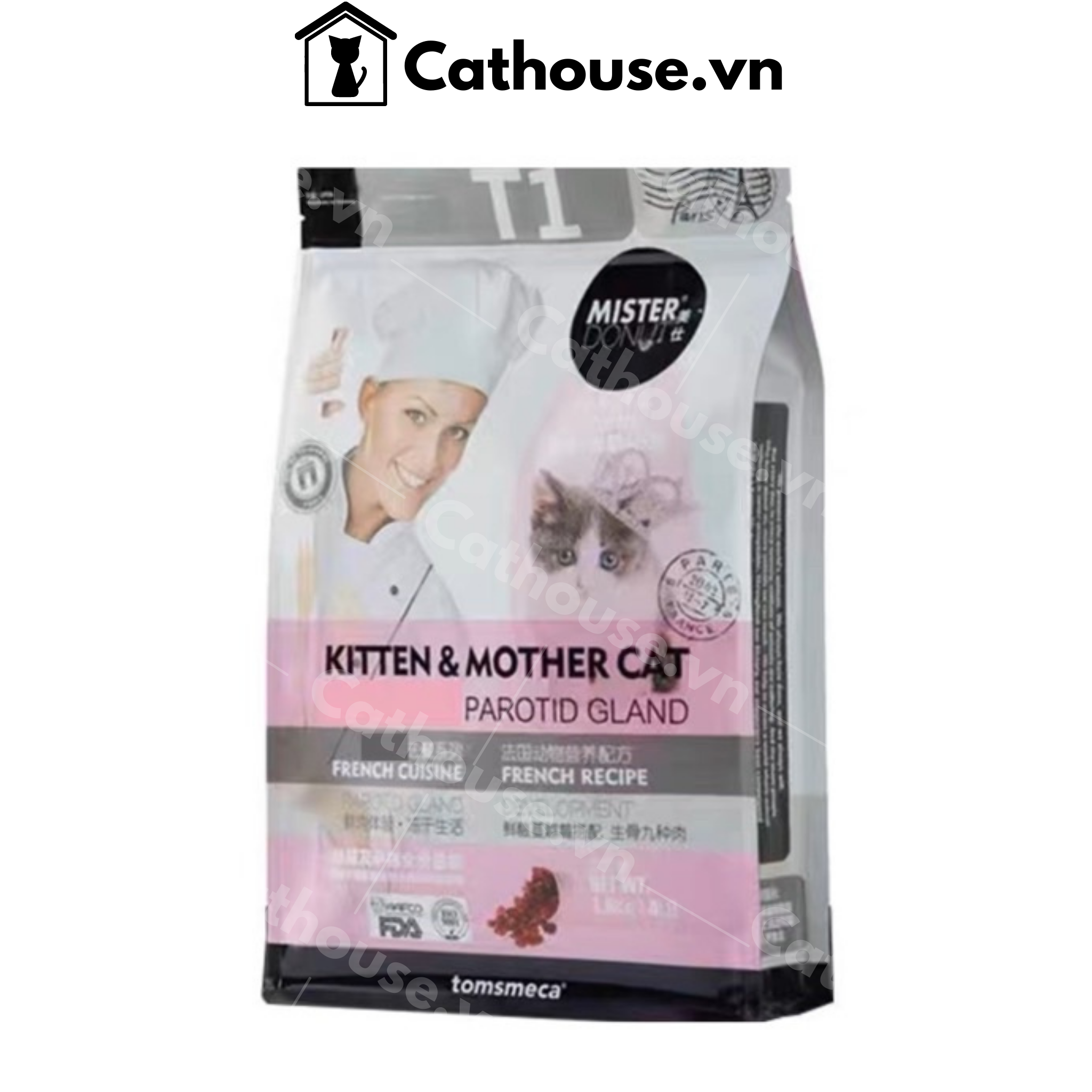 Hạt Mèo Con Mister Donut Kitten & Mother Cat T1