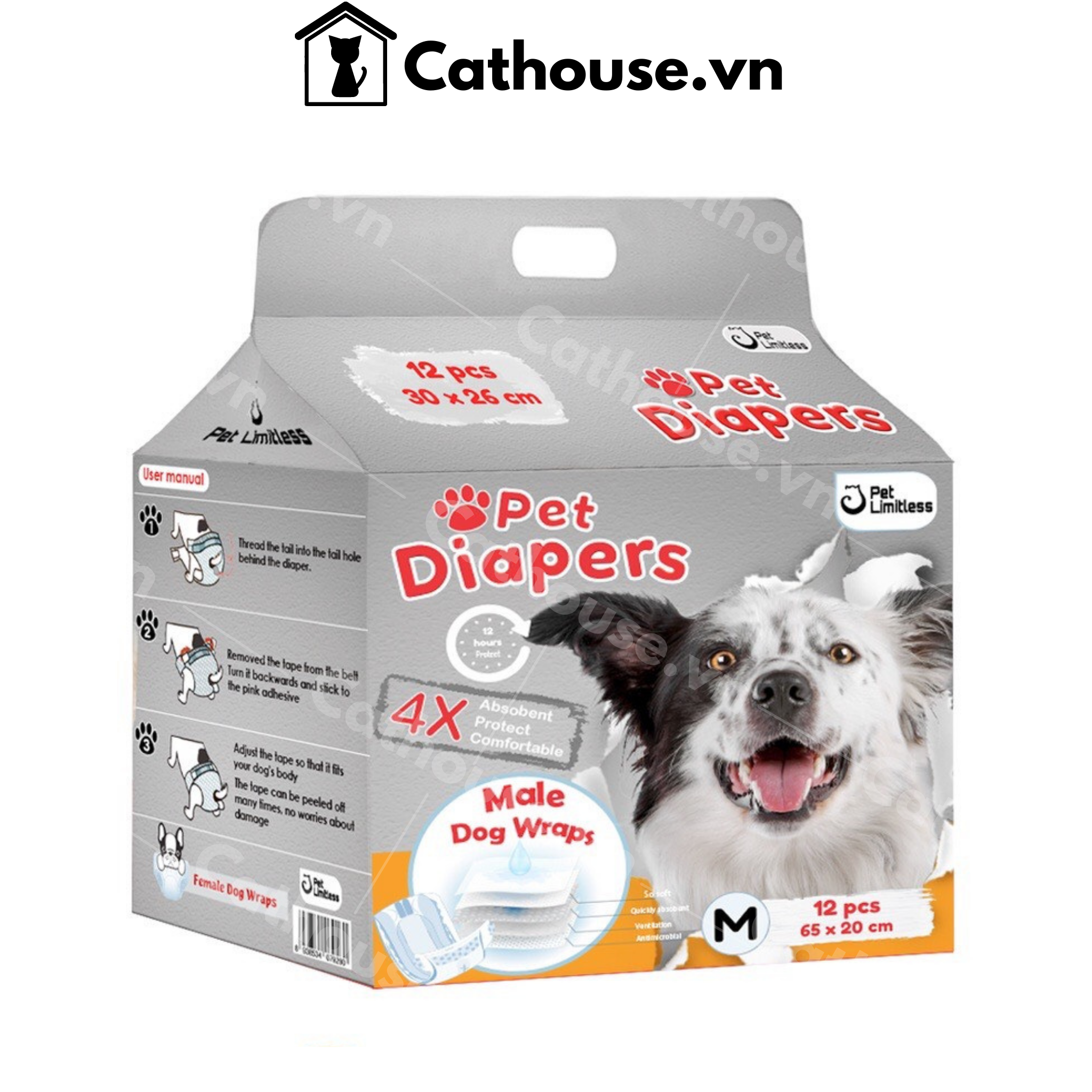 Tã Dán Chó Đực Pet Limitless