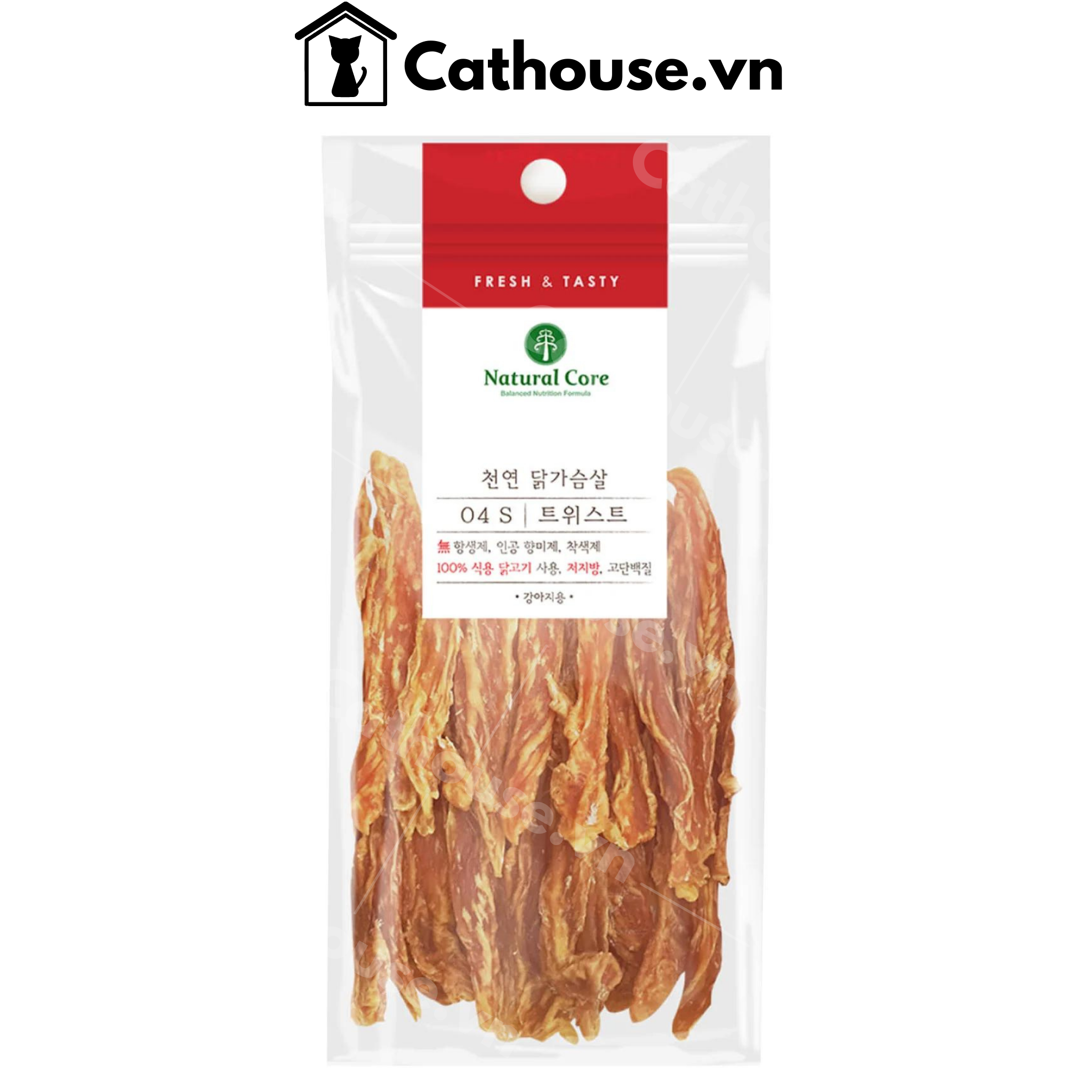 Snack Natural Core Thịt Ức Sấy Cứng Cho Chó