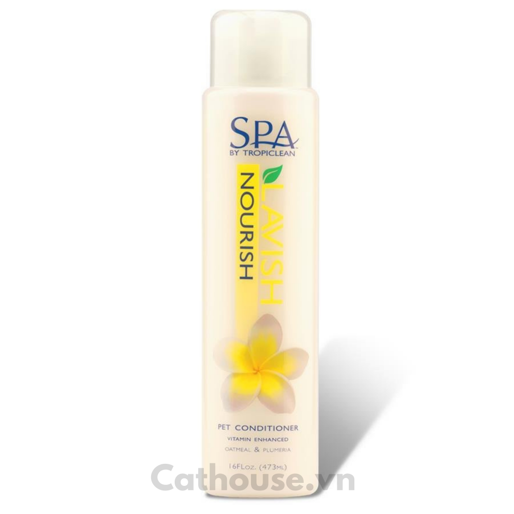  Dầu Xả Tropiclean Nourish Conditioner Shampoo 473ML 