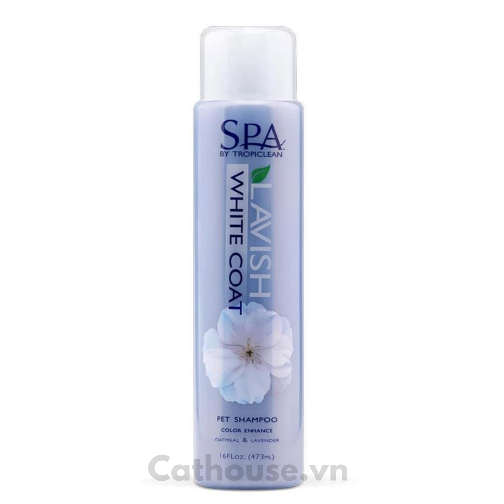 Dầu Tắm Hương Lavender Tropiclean White Coat Shampoo 473ML