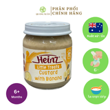  Dinh Dưỡng Đóng Lọ Custard Vị Chuối HEINZ 110g  Dành cho bé 6+ 