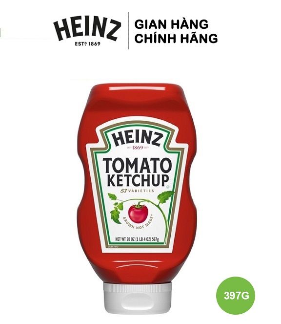 Tương Cà Chua Úp Ngược HEINZ 397g