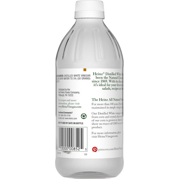 Giấm Trắng HEINZ 473ml (Chai Thủy tinh) USA
