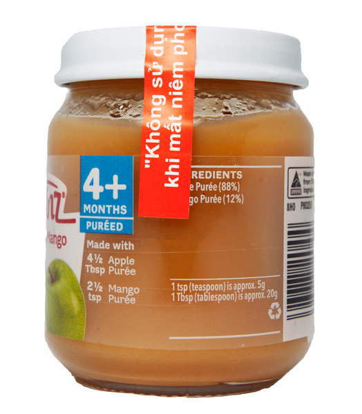 Lọ Dinh Dưỡng Táo Và Xoài Nghiền HEINZ 110g