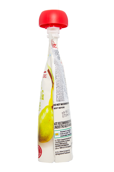 Túi Dinh Dưỡng Lê, Chuối Và Táo Nghiền HEINZ 120g (Bé 4 Tháng Tuổi)