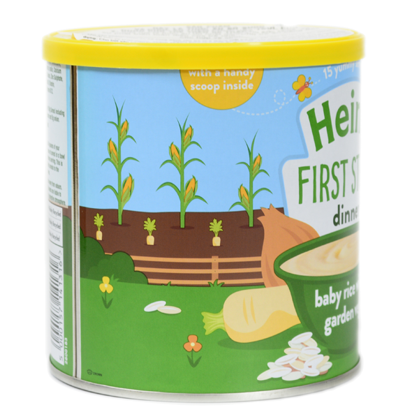 Bột Ăn Dặm Vị Gạo Và Rau Củ Xay Nhuyễn HEINZ 200g - Dành cho bé từ 6+ DATE 04/2024