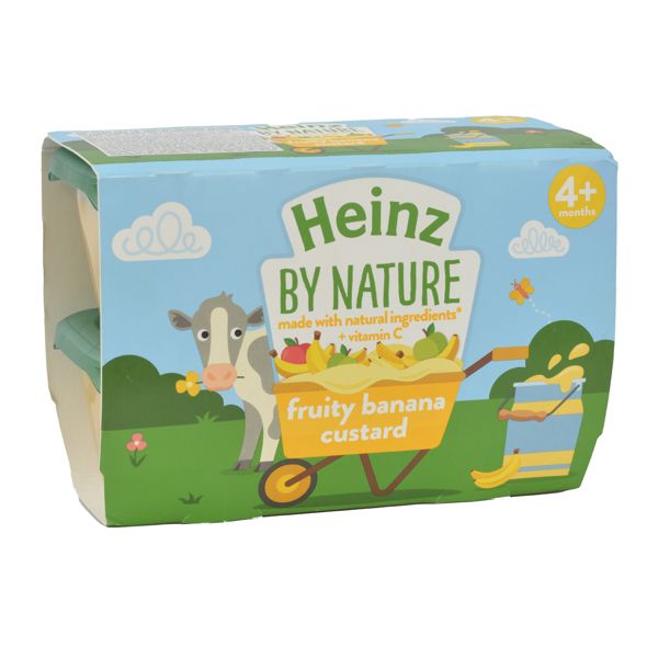 Hỗn Hợp Nghiền Custard Chuối, Trái Cây HEINZ (Date: 30.11.21)