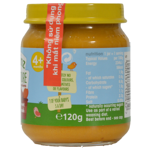 Hỗn Hợp Nghiền Khoai Lang Thịt Bò HEINZ 120G