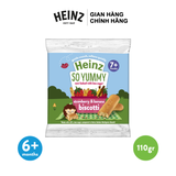  Bánh Quy Ăn Dặm Biscotti Vị Dâu Và Chuối HEINZ 60g - Dành cho bé từ 7+ 