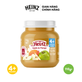  Lọ Dinh Dưỡng Táo Và Xoài Nghiền HEINZ 110g (Bé 4 Tháng Tuổi) 