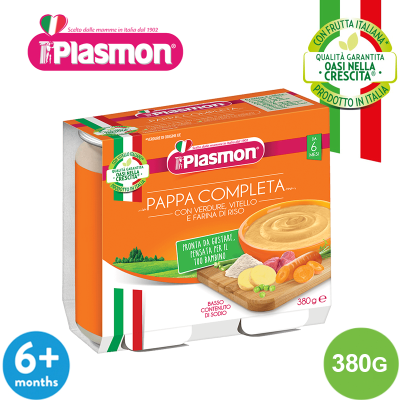 Thức Ăn Dinh Dưỡng Rau Củ, Thịt Bê và Bột Gạo Plasmon