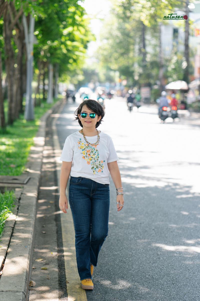 Quần Jeans Semi Flare - Dark