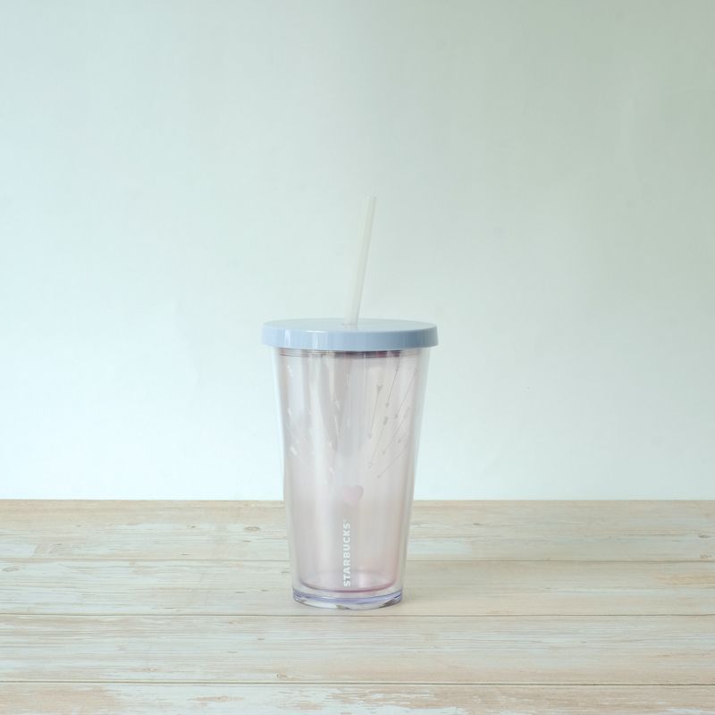 Ly COLD CUP 16OZ PINK WITH ARROWS