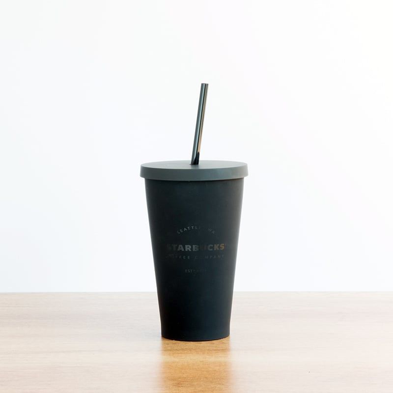Ly TMBLR BLK MATT CC LS 16OZ