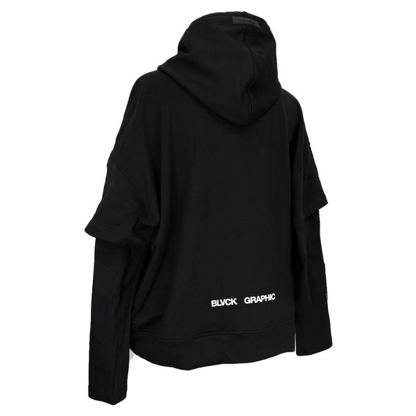  Double sleeve Metal hoodie 