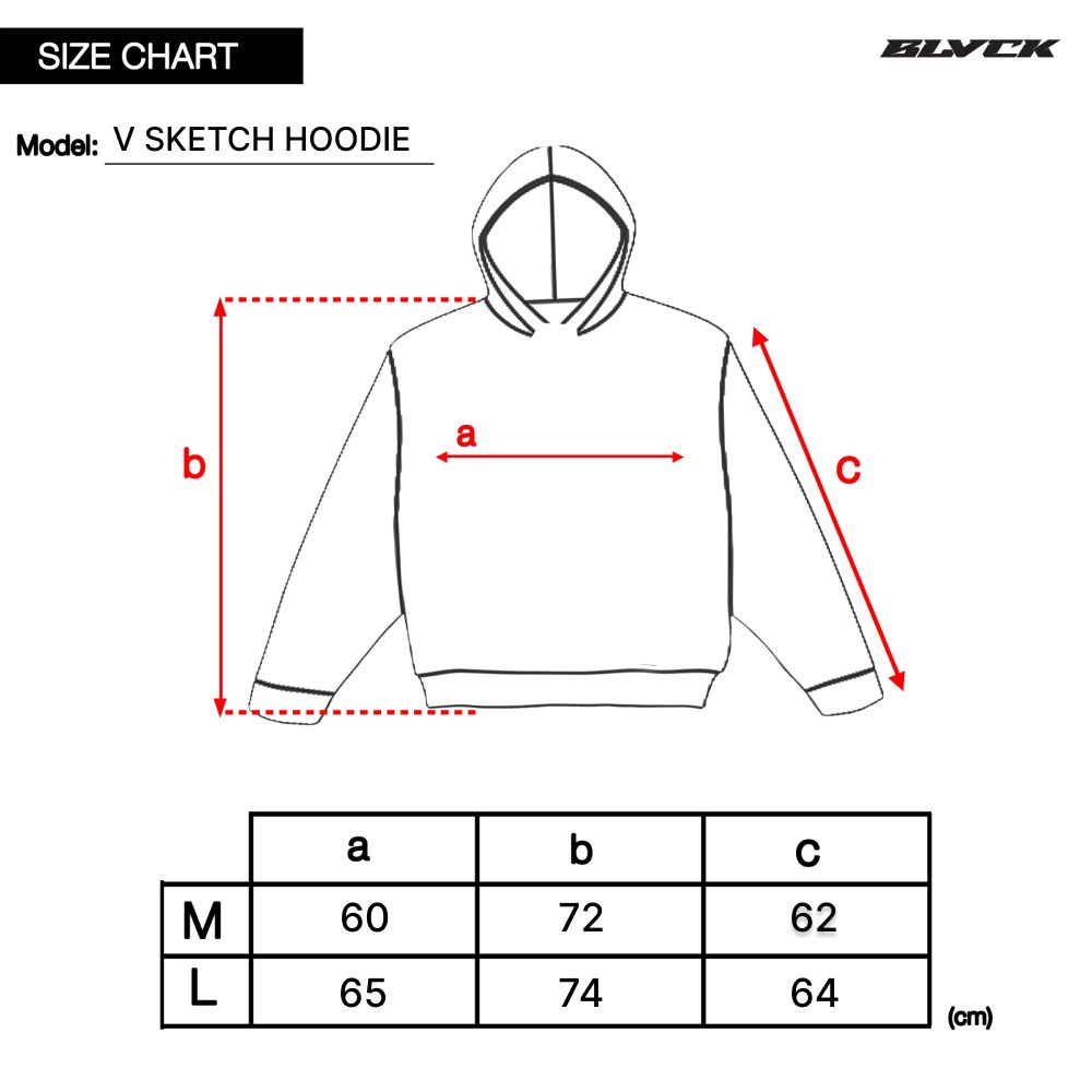  V SKETCH HOODIE - Orange (Nỉ bông) 