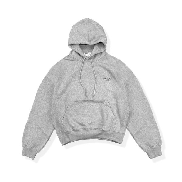  Hoodie basic BLVCK Logo - Grey 