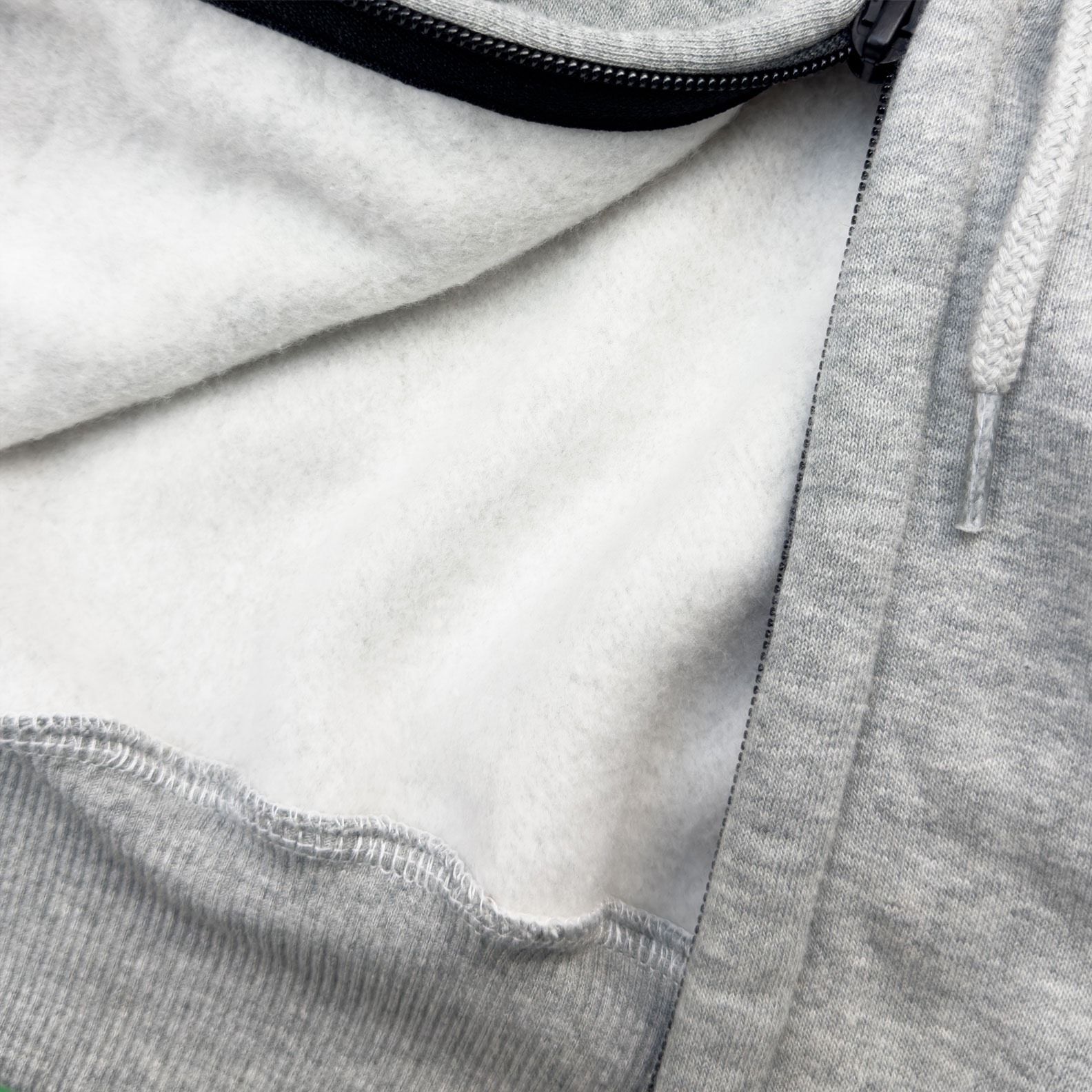  Hoodie Boxy zip Destroy GREY 