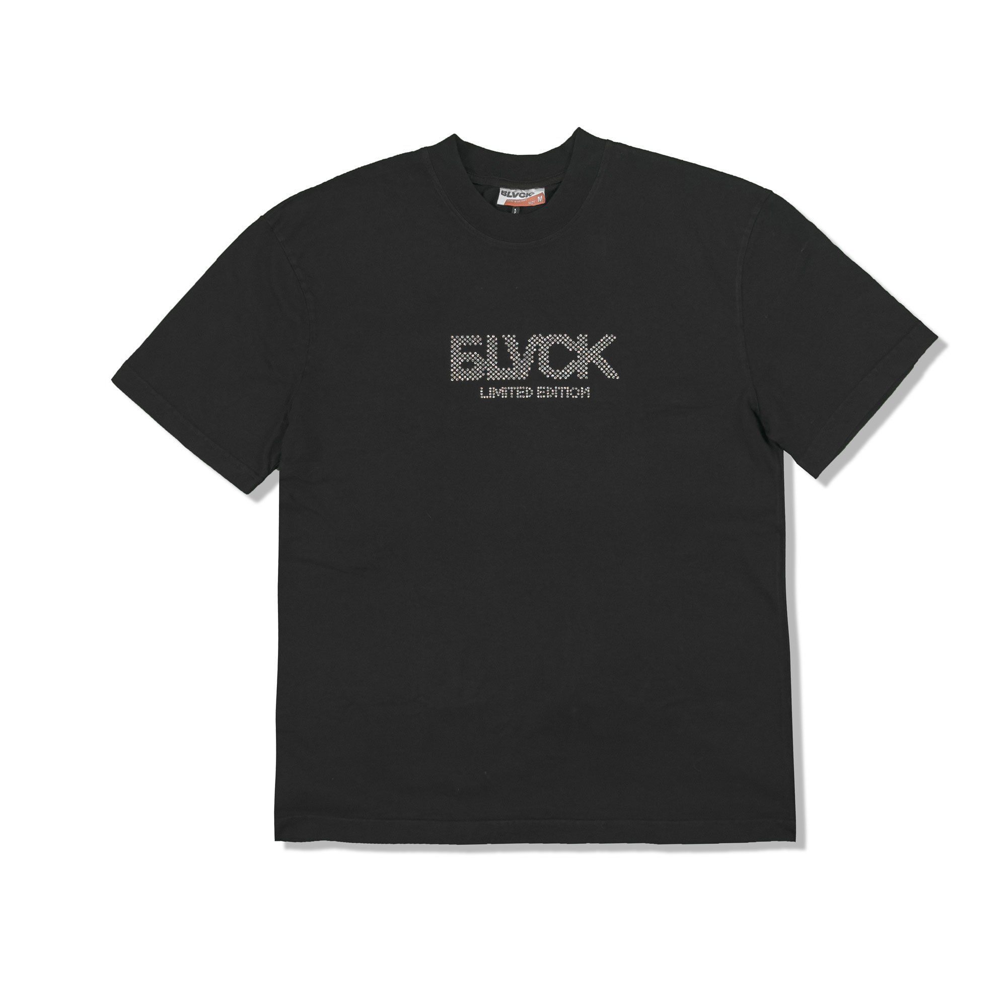  BLVCK Glitter dots Logo | PIGMENT DYED T-shirt 