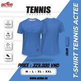  Áo T-shirt Tennis Actee - màu Xanh dương 