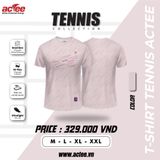  Áo T-shirt Tennis Actee - màu Hồng 