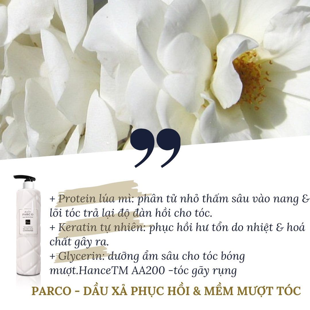 DẦU XẢ PHỤC HỒI & MỀM MƯỢT TÓC