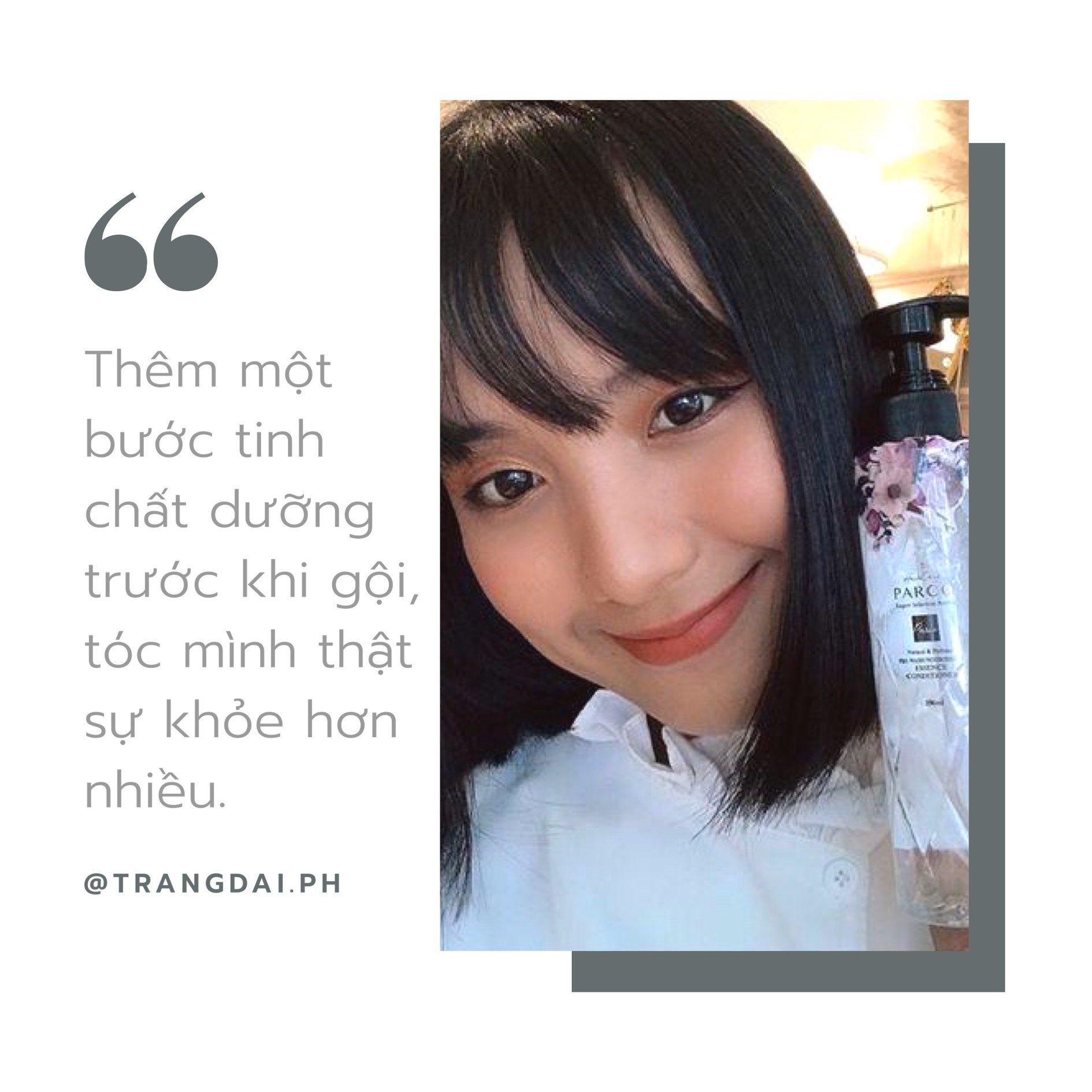 TINH CHẤT DƯỠNG TRƯỚC KHI GỘI