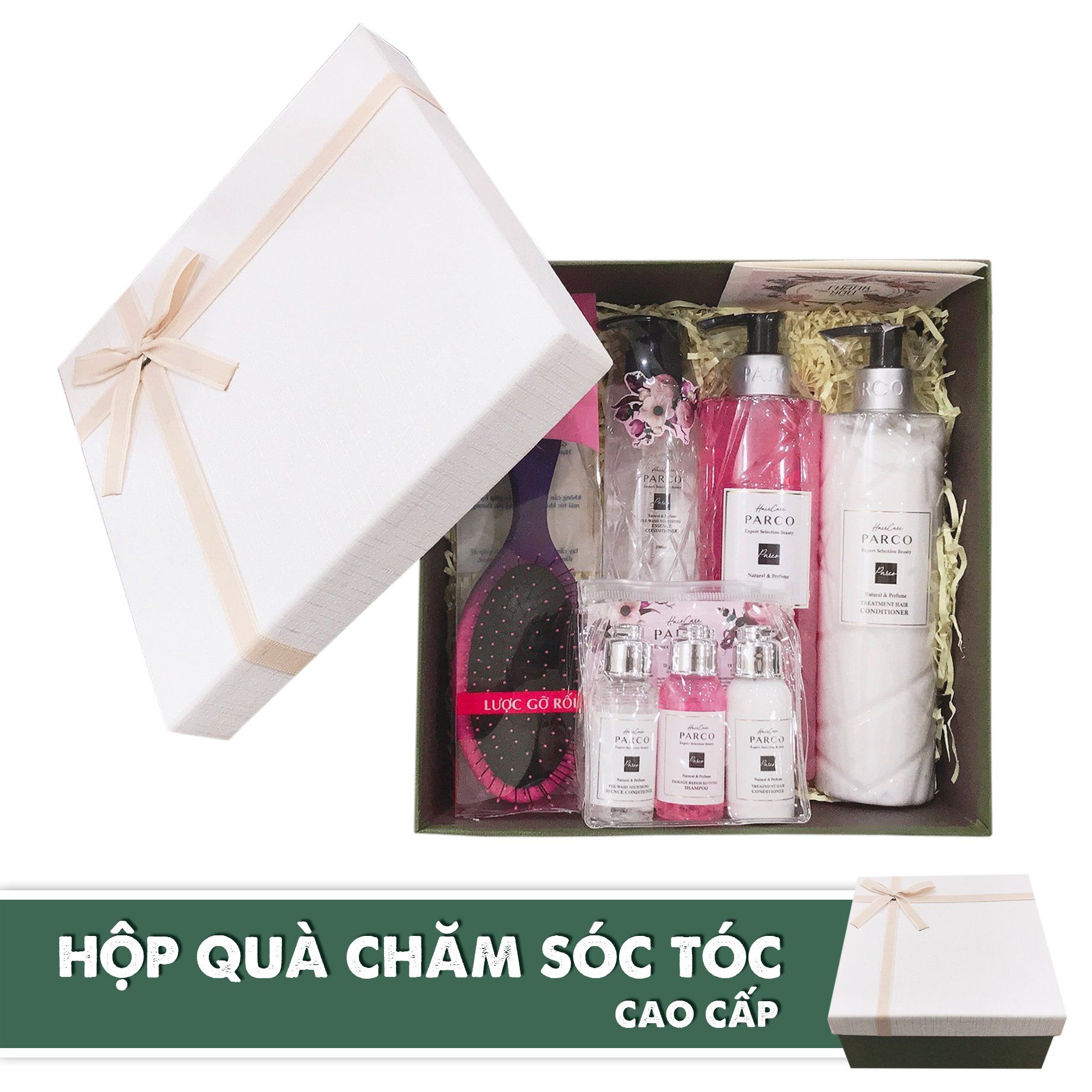 HỘP QUÀ CAO CẤP - CHĂM SÓC TÓC CHUẨN SALON PARCO
